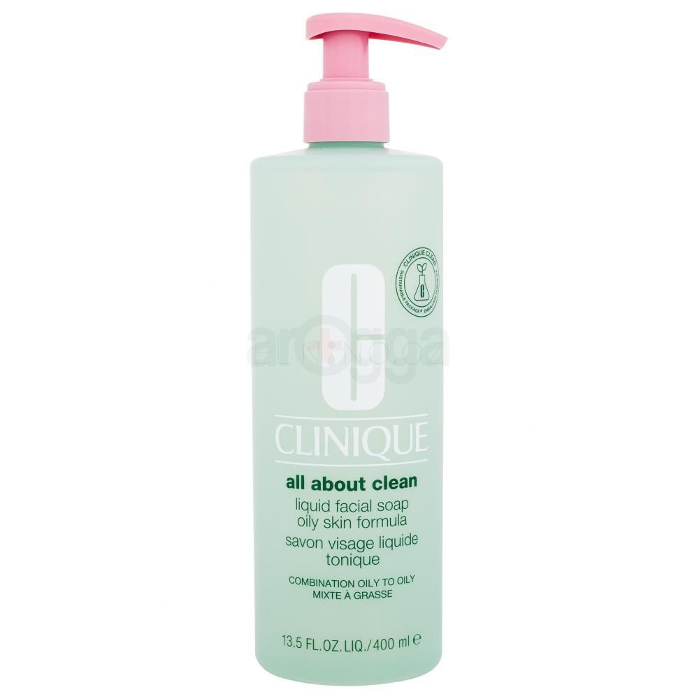 CLINIQUE All About Clean Liquid Facial Soap Oily Skin Formula 400ml ...