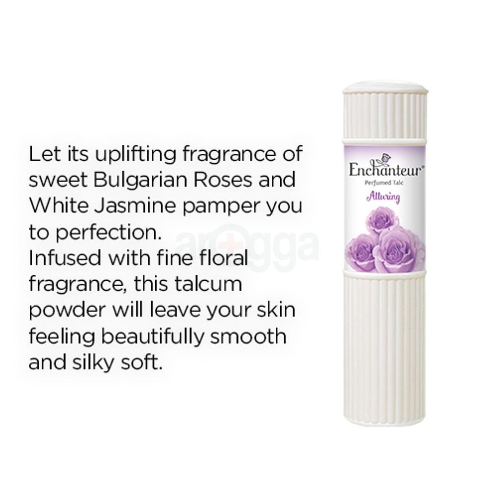 Enchanteur Perfumed Talc Powder Alluring 250gm Arogga Beauty Store