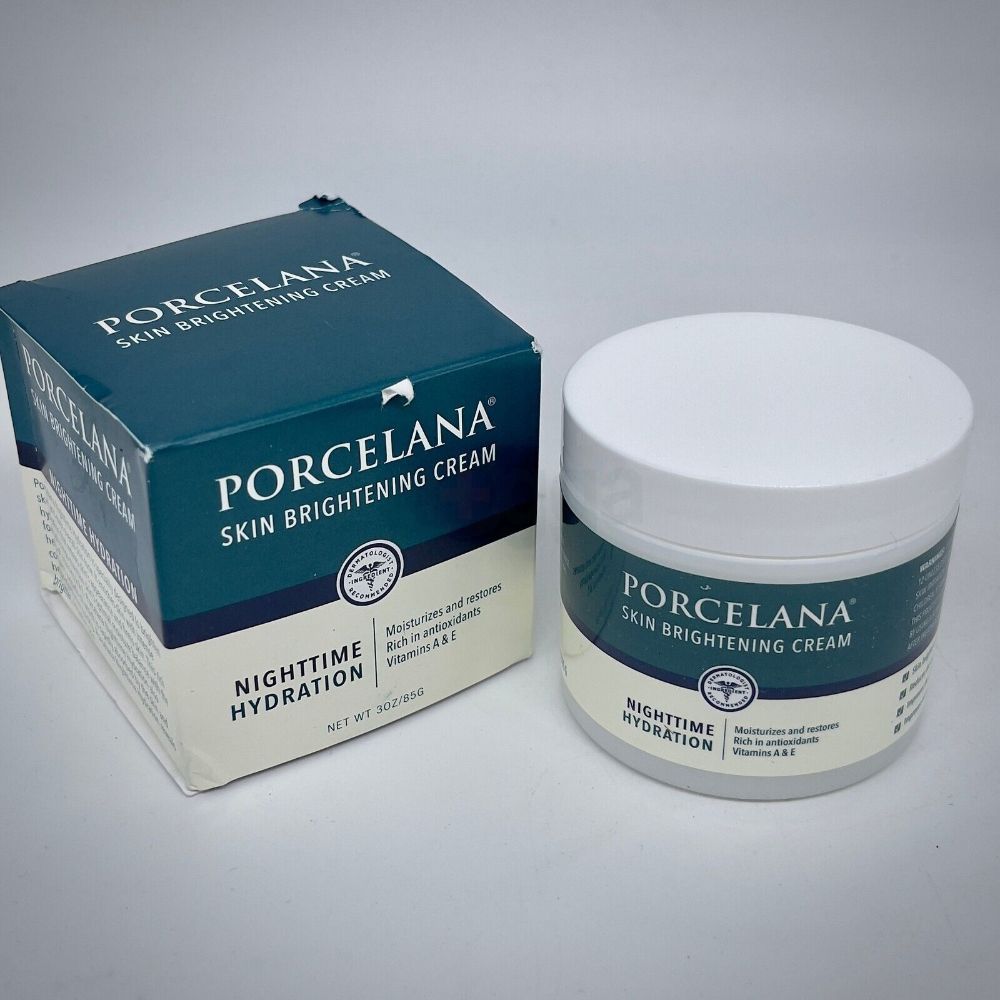 Porcelana Skin Brightening Cream with Nighttime Hydration with Antioxidants Vitamin A E