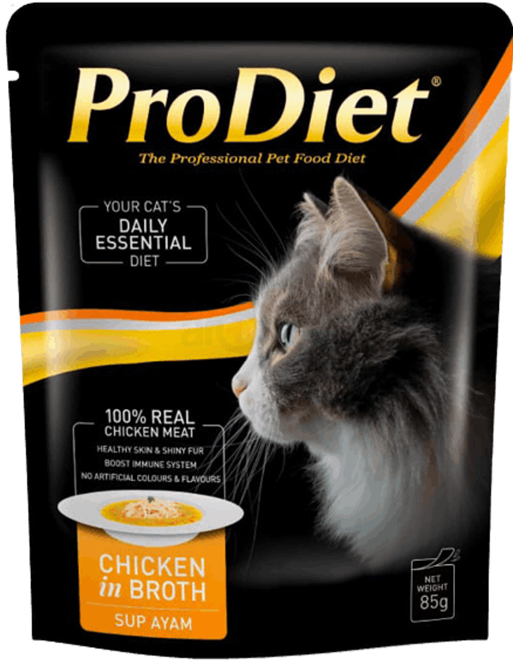 Prodiet Adult Cat Food With Chicken In Broth 85g Pouch 85gm Cat Food Arogga Online Pharmacy