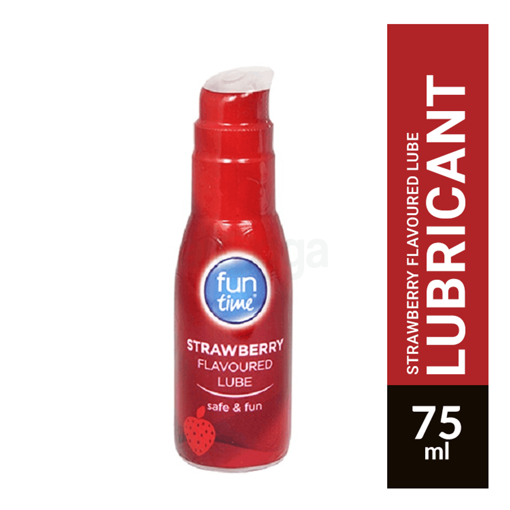 Funtime Strawberry Stimulating Water Based Lubricant Gel 75ml (Made