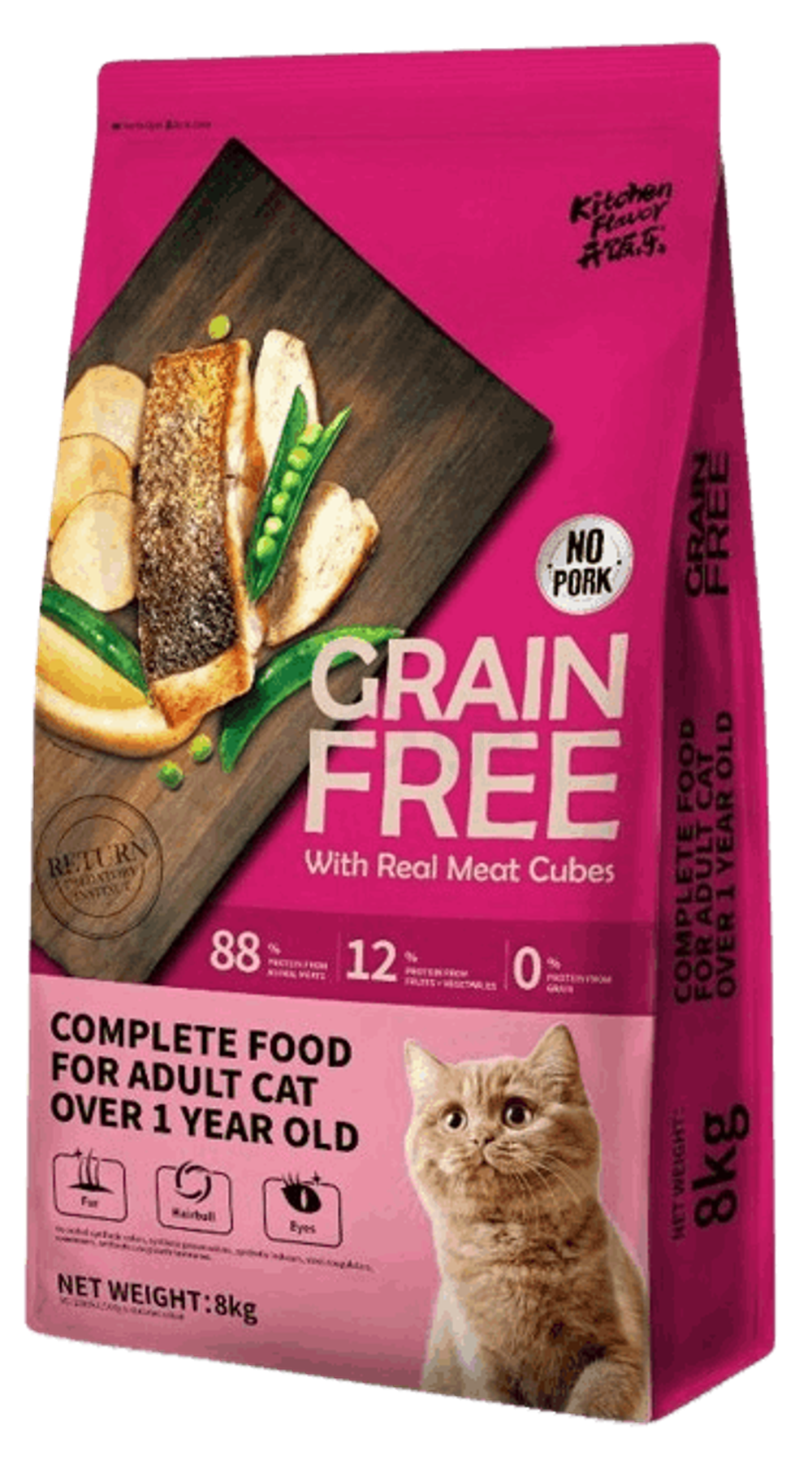 Kitchen Flavor Grain Free Complete Food For Adult Cat Over Year