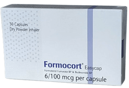 Formocort 100 Easycap 100mcg+6mcg Capsule