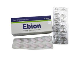 Ebion 100mg+200mg+200 mg Tablet