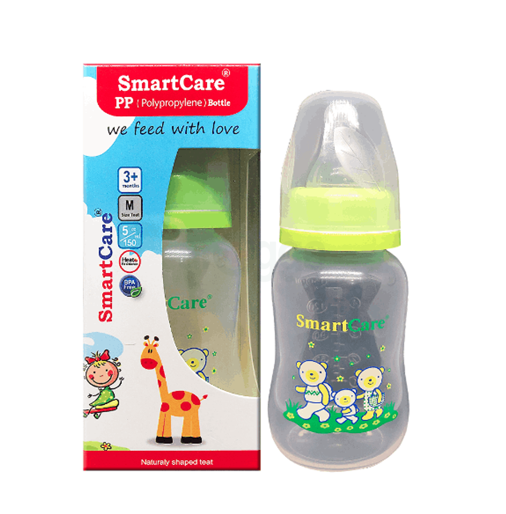 PP Baby Feeding Polypropylene Bottle(Smart Care) 150ml