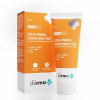 The Derma Co Ultra Matte SPF60 PA+++ Sunscreen Gel for Broad Spectrum Protection...