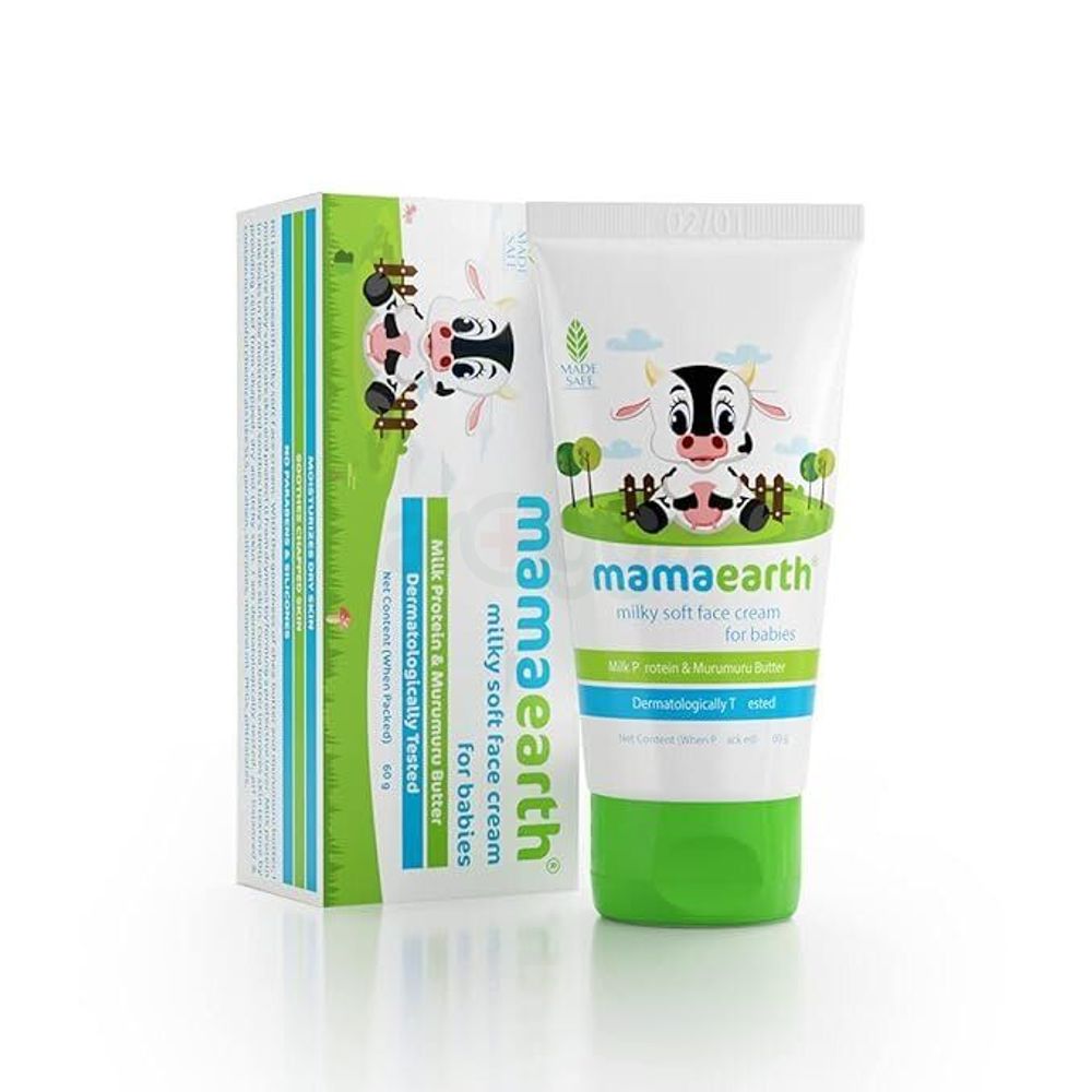 Mamaearth Milky Soft Face Cream for Babies with Milk Protein
