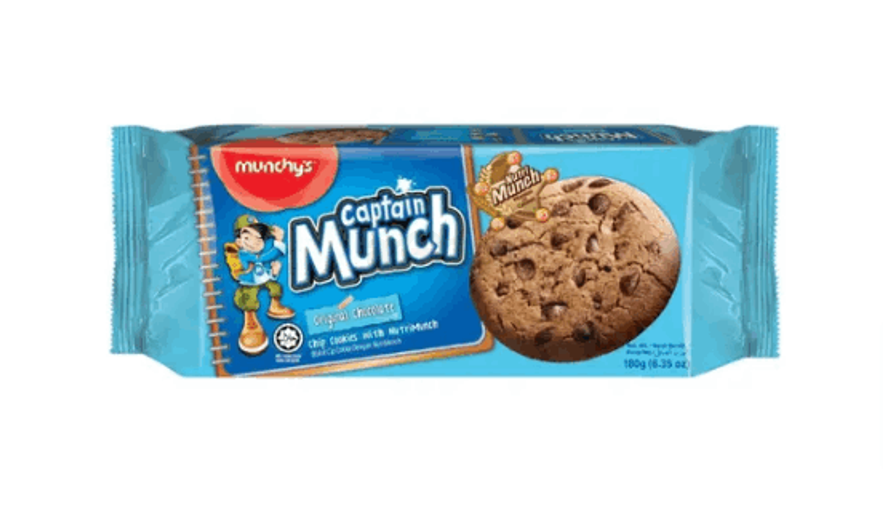 Munchys Captain Munch O.Chocolate 180g^ - Arogga Ltd