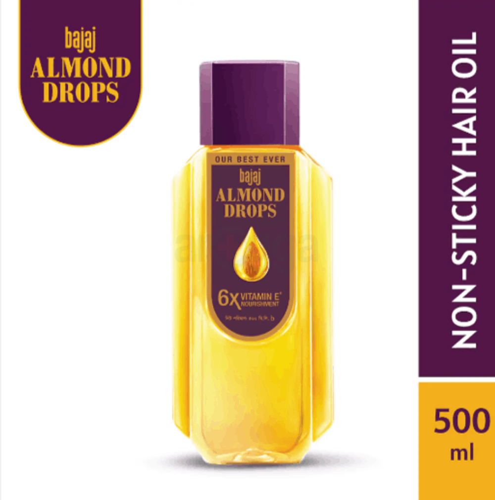 Bajaj Almond Drops Vitamin E Hair Oil 500ml Arogga Beauty Store