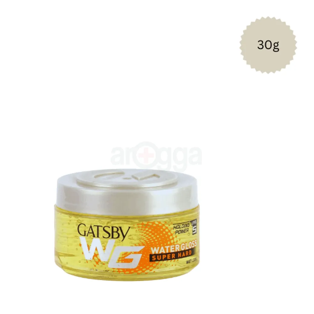 Gatsby Water Gloss Hair Gel Super Hard Yellow Arogga Beauty Store