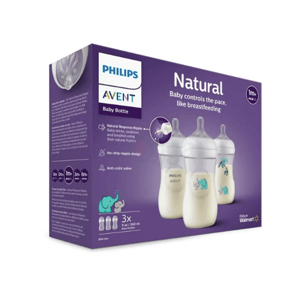 Philips Avent Natural Response Baby Bottle(SCY903/03) Arogga