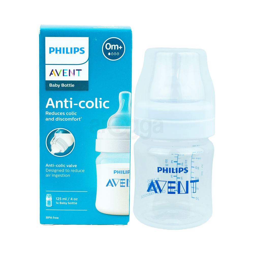 Philips Avent Anti-Colic Baby Feeding Bottle (0m+) 125ml (Model