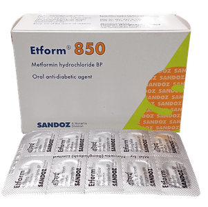 Etform 850mg Tablet