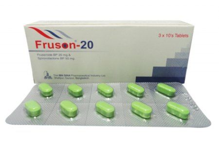 Fruson 20mg+50mg Tablet