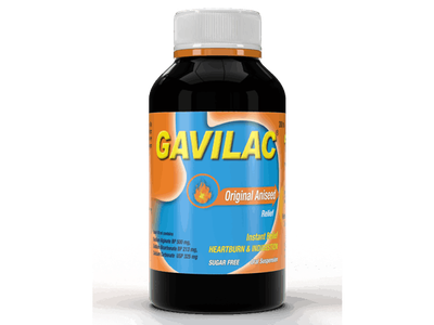 Gavilac 500mg+267mg+160mg/10ml Suspension