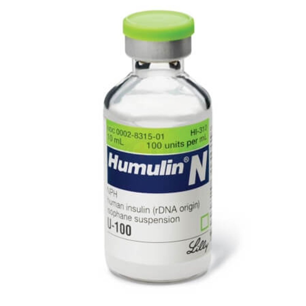 Humulin N Vial 100IU/ml Injection - Arogga Online Pharmacy